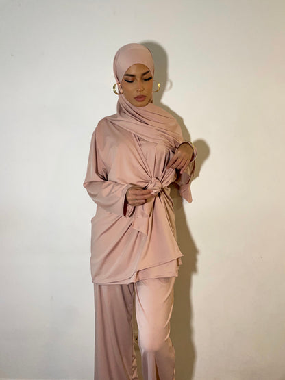 Burkini Noeud Rose Clair